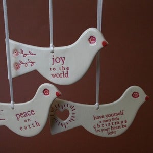 Image of Christmas Bird (design 4) 
