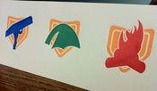 Image of Camping Icons Art Print
