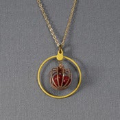 Image of NECKLACE - small - caged - vintage