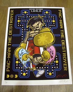 Image of PAC-MAN THE DESTROYER PRINT
