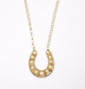 Image of REDUCED Antique horse shoe necklace