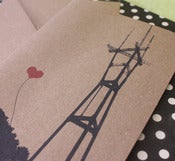Image of Heart from Sutro Tower note card