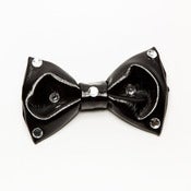 Image of Black Rhinestone Mini Bow