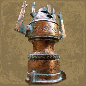 Image of Atlantean Horned Idol