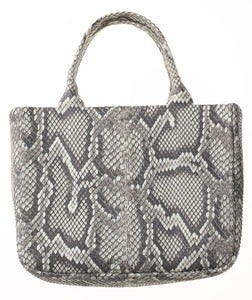 Image of Natural Matte Python Petite Tote