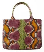 Image of Painted Python Petite Tote