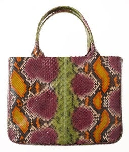 Image of Painted Python Petite Tote