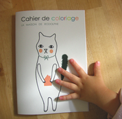 Image of Cahier de coloriage Audrey Jeanne, Chacha papier