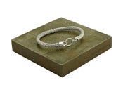 Image of Rope Twist Silver Bracelet 