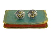 Image of Vintage Liberty Dimes Anchor Cufflinks