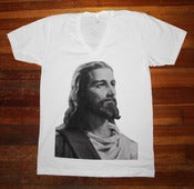 Image of White Jesus V Neck
