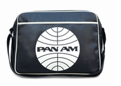 Image of PAN AM RETRO AIRLINE BAG (WHITE LOGO)