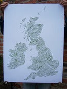 Image of Word Map of the British Isles