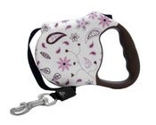 Image of Floral Fling Retractable Leash on UncommonPaws.com