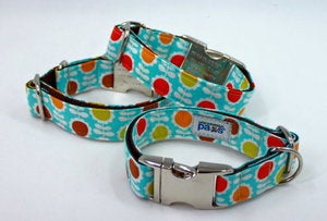 Image of Retro Flower Dog Collar in the category  on Uncommon Paws.