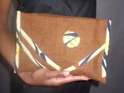 Image of Brown Hessian Sun Pouch