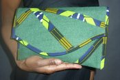 Image of Green Line Burst Clutch 