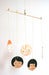 Image of Hand-painted Lil' Edie Multi-Cultural Family Wooden Mobile