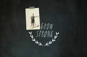 Image of spring sprigs & grow strong tiding ~ printed