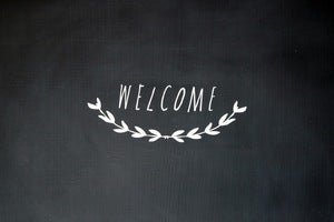 Image of spring laurel & welcome tiding