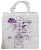 Image of Hot Owl Balloon-Library/Tote bag- 100% cotton