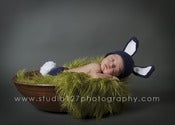 Image of Bunny Rabbit Hat and Fluffy Tail Diaper Cover