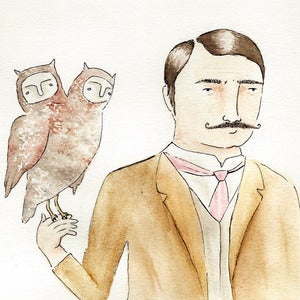 Image of The Falconer Illustration Giclee Art Print