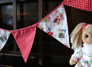 Image of Powell Craft Vintage Print Bunting