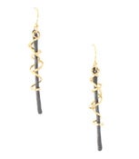 Image of Swirl & Stem Earrings