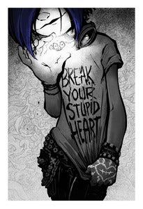 Image of "HEARTBREAKERS: SERA" signed print