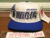 Image of VINTAGE ORLANDO MAGIC BLOCK TEXT SPORTS SPECIALTIES SNAPBACK CAP HAT