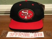 Image of VINTAGE SAN FRANCISCO 49ERS LOGO  NEW ERA SNAPBACK CAP HAT