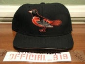 Image of VINTAGE BALTIMORE ORIOLES LOGO NEW ERA SNAPBACK CAP HAT
