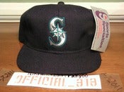 Image of VINTAGE SEATTLE MARINERS LOGO SPORTS SPECIALTIES SNAPBACK CAP HAT