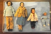 Image of Porcelain Dollhouse Family