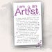 Image of Artist Poster