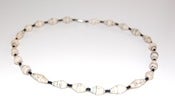 Image of Recycled Paper Bead Choker - B&W - Uganda