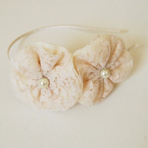 Image of White Duet Headband