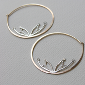 Image of poppy pod hoops