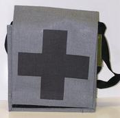 Image of Freeset Grey Cross Bag - Human Trafficking - India