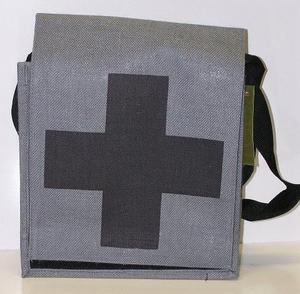 Image of Freeset Grey Cross Bag - Human Trafficking - India