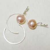 Image of Swivel Pearl Earrings