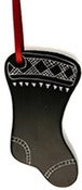 Image of Coal Stocking Ornament - Columbia