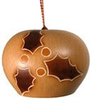 Image of Gourd Holly Ornament - Peru