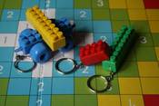 Image of Lego Style Keyring (Free P&P)