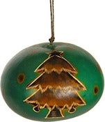Image of Gourd Green Tree Ornament - Peru