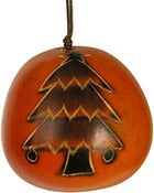Image of Gourd Orange Tree Ornament - Peru