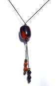 Image of Red T-Shirt Necklace - Human Trafficking - Nepal