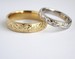 Image of Slim Hand Engraved Wedding Band