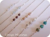 Image of Bracelets "1-2-3 nous irons au bras", 3 pierres